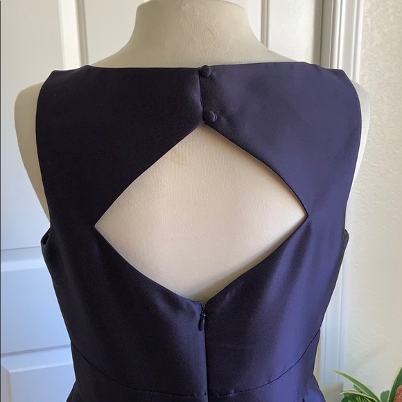 Eliza J Navy Cocktail Dress with Pockets - Picture 3 of 4